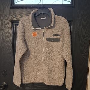 Columbia Clemson Tigers Gray Teddy Jacket